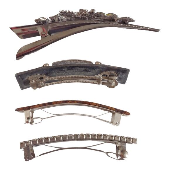 Hair Decor 8pc Bundle Barrett's Enamel Plastic Hair Clips Accessories Festival - Picture 10 of 12